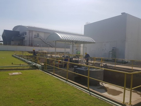 บริการงานระบบปรับปรุงน้ำก่อนระบายออกนอกโรงงาน